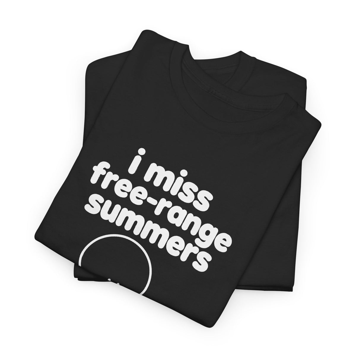i miss free-range summers tee - Black by lonelyboi