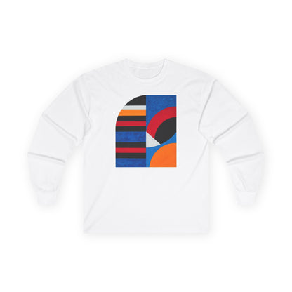 plate 212 long sleeve tee - White
