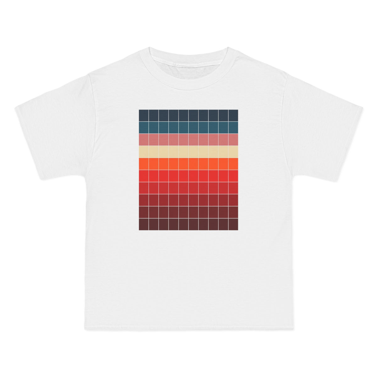 plate 208 beefy tee - White