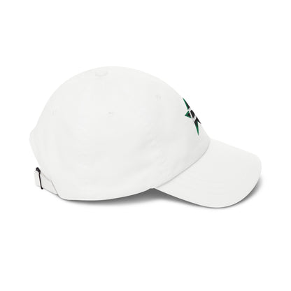 Dallas Hockey Dad Cap — Embroidered, Black, White & Kelly Green