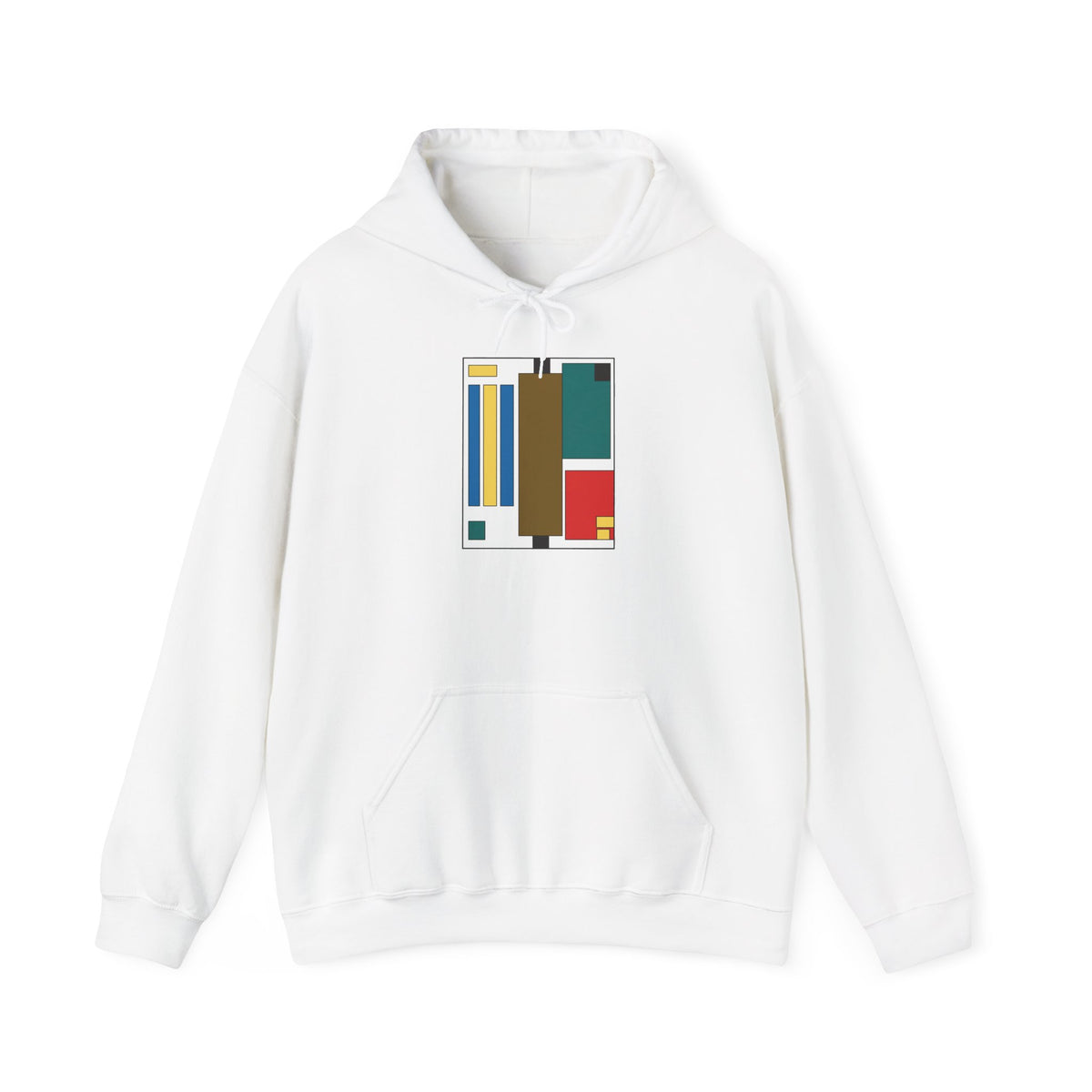 plate 048 hoodie - White by onlycolor