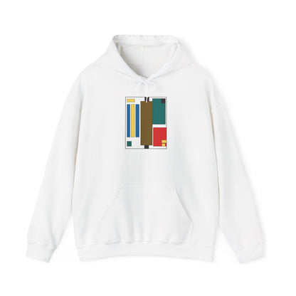 plate 048 hoodie - White
