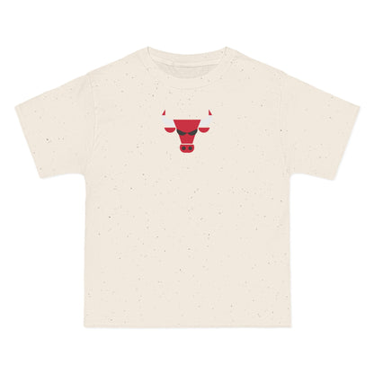 Chicago Basketball Heavyweight Tee — Natural, Red, White & Black