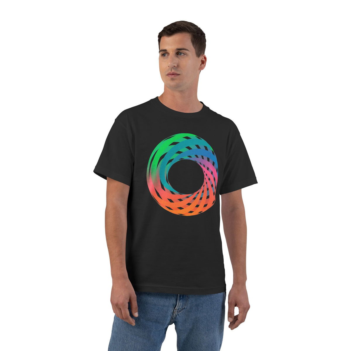 plate 463 beefy tee - Black by onlycolor