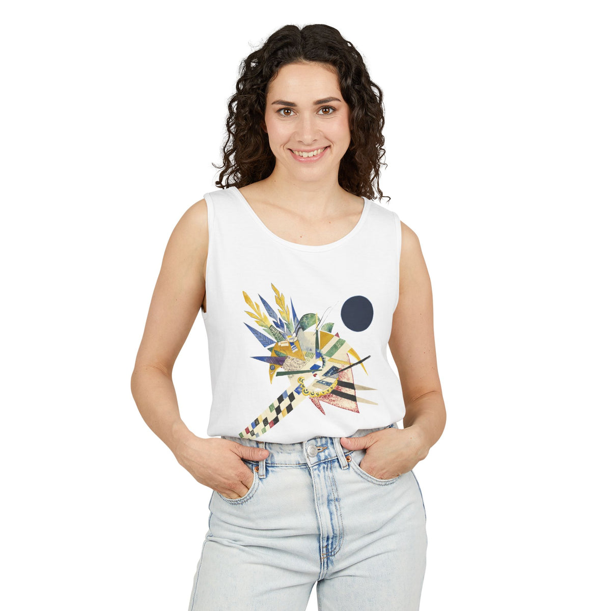 plate 072 tank - White