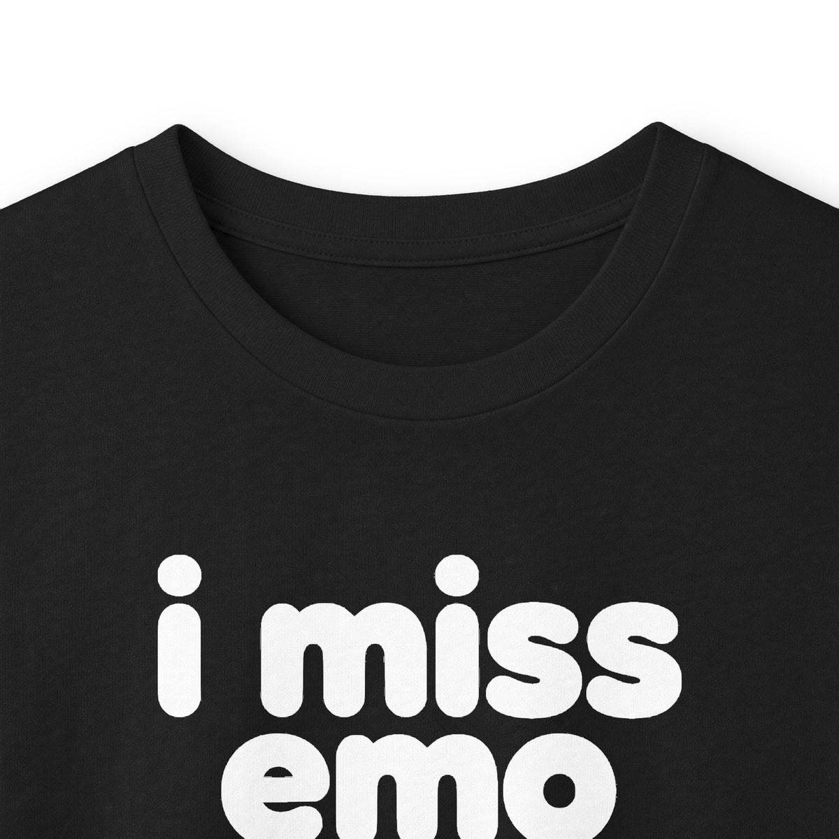 i miss emo long sleeve tee - Black by lonelyboi