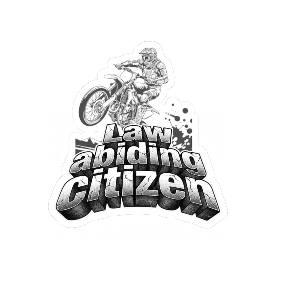 Law abiding citizen sticker