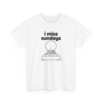 i miss sundays tee - White
