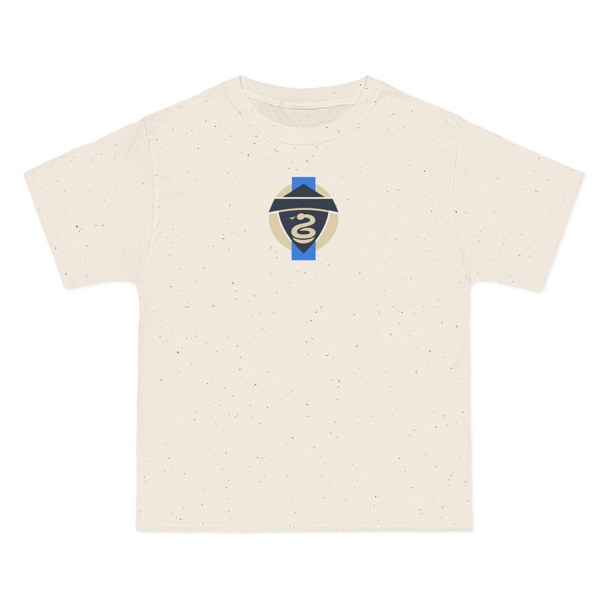 Philadelphia Soccer Heavyweight Tee — Natural, Navy, Cream & Aqua