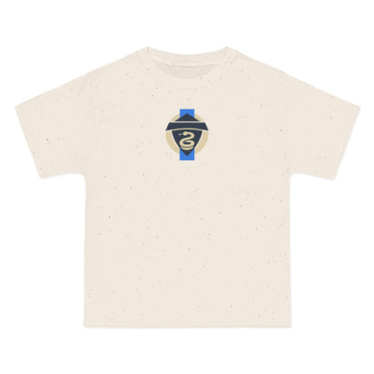 Philadelphia Soccer Heavyweight Tee — Natural, Navy, Cream & Aqua