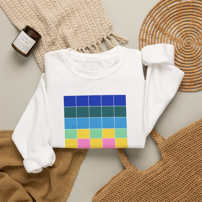 plate 268 crewneck - White