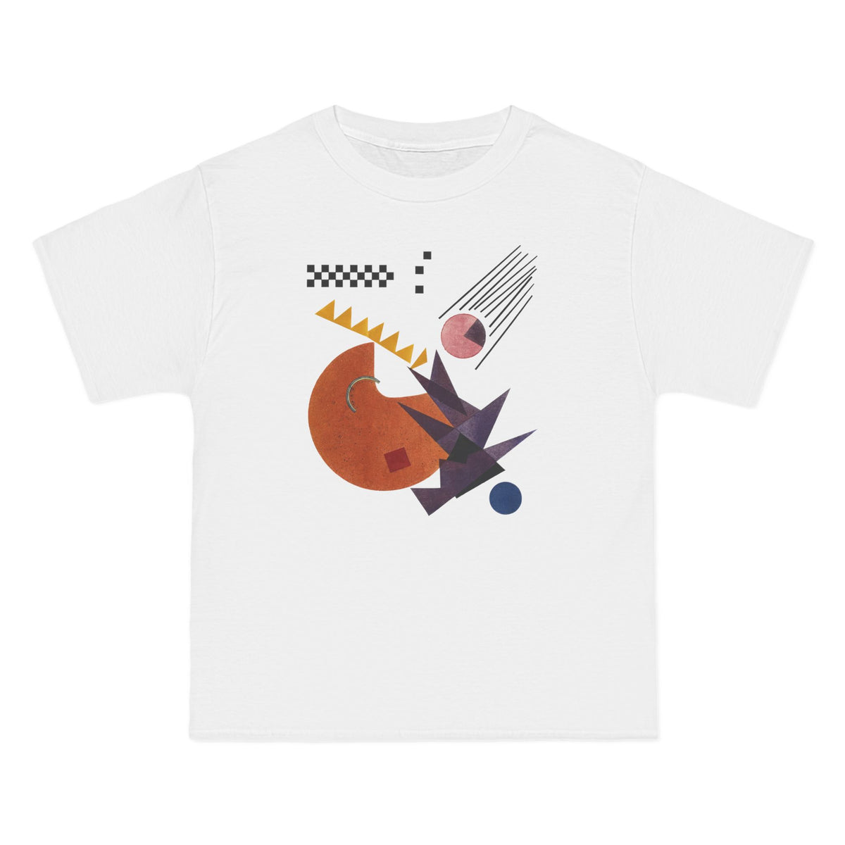 plate 073 beefy tee - White