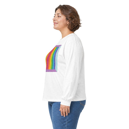 plate 284 long sleeve tee - White