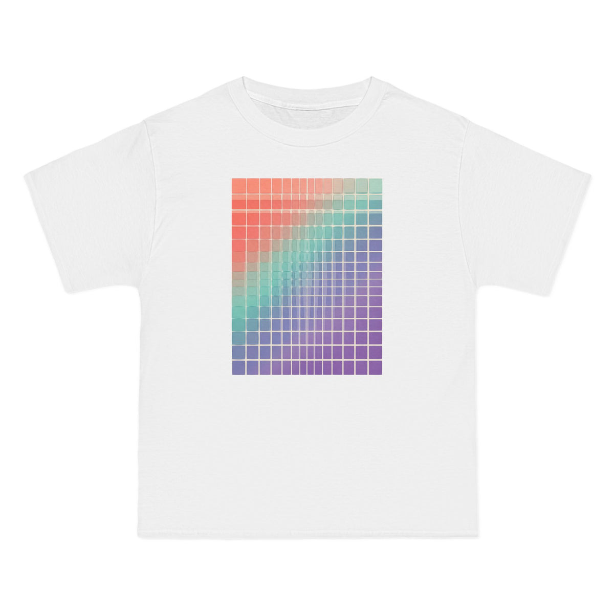 plate 474 beefy tee - White by onlycolor