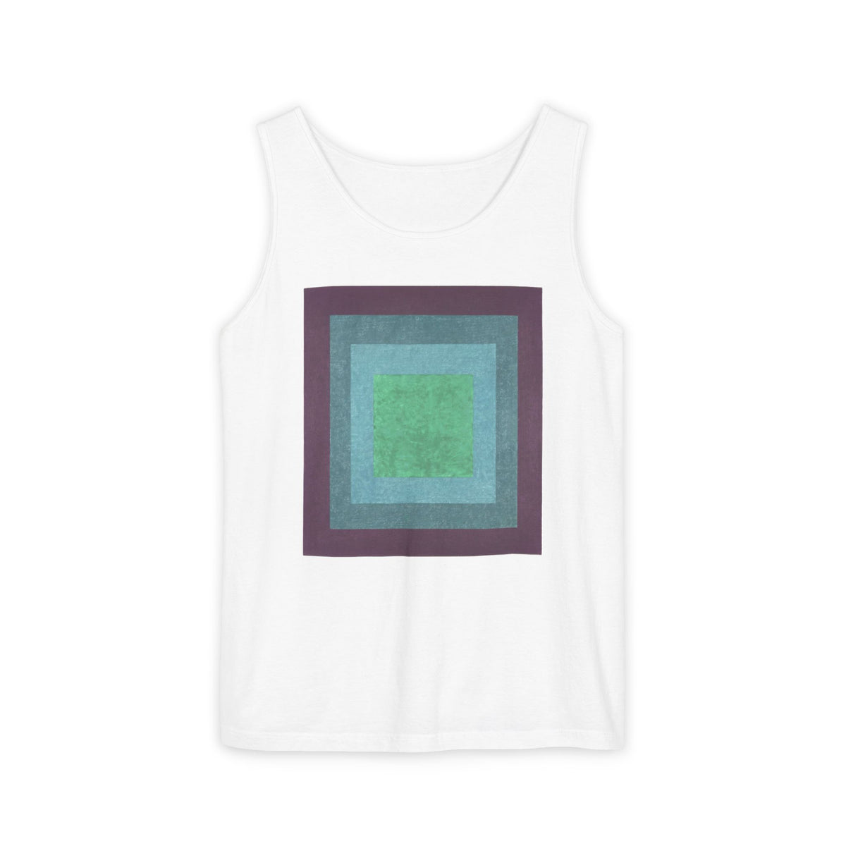 plate 016 tank - White by onlycolor