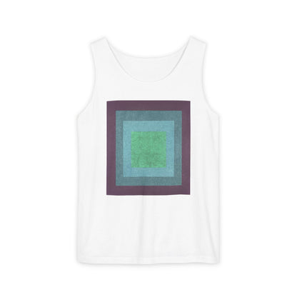 plate 016 tank - White