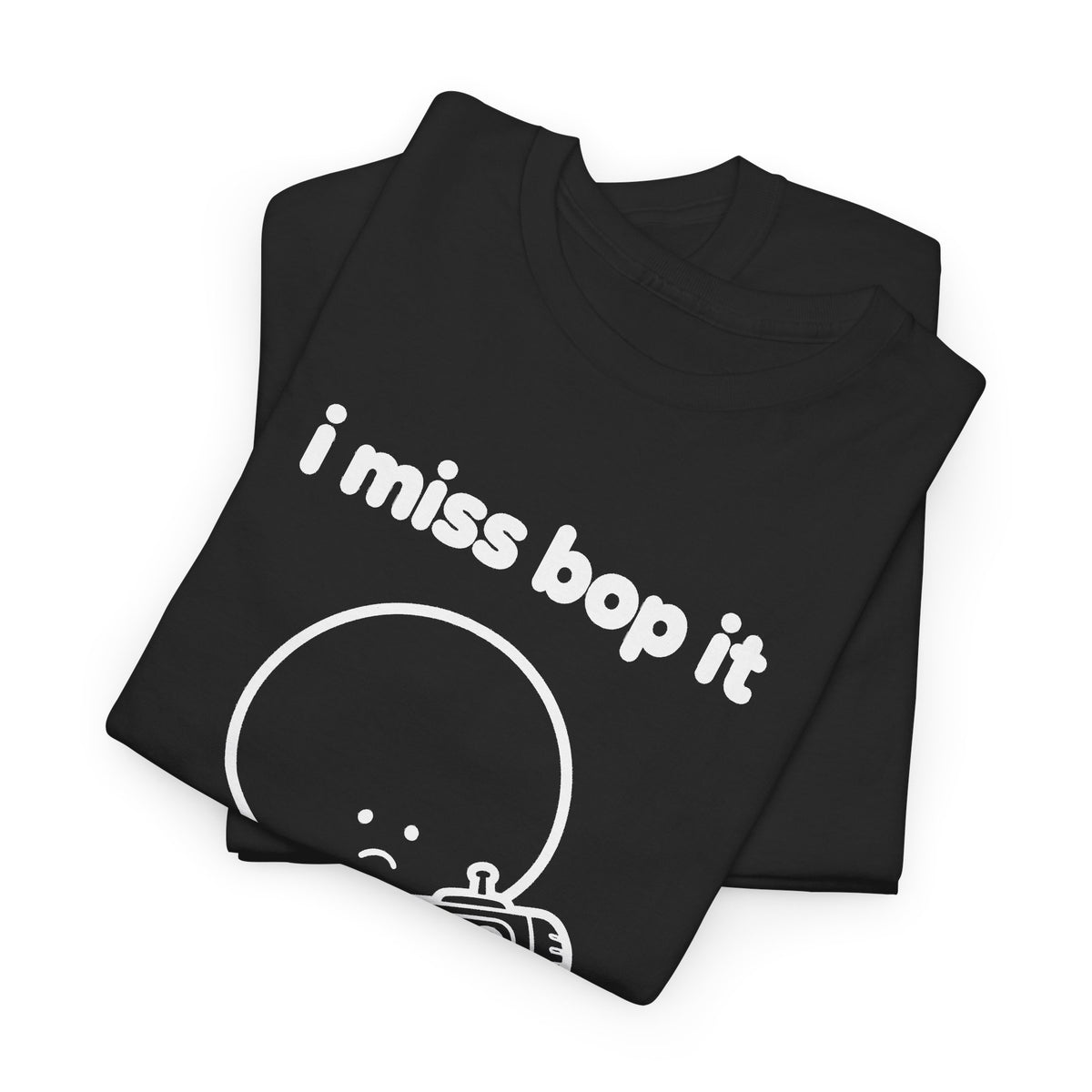 i miss bop it tee - Black