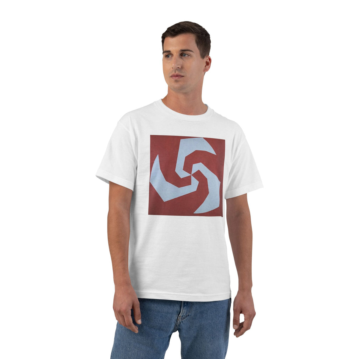 plate 361 beefy tee - White by onlycolor