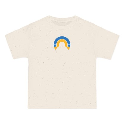Los Angeles Football Heavyweight Tee — Natural, Royal, Gold & White