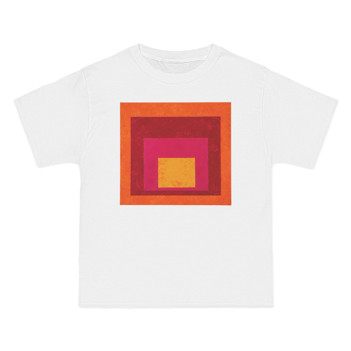 plate 012 beefy tee - White by onlycolor