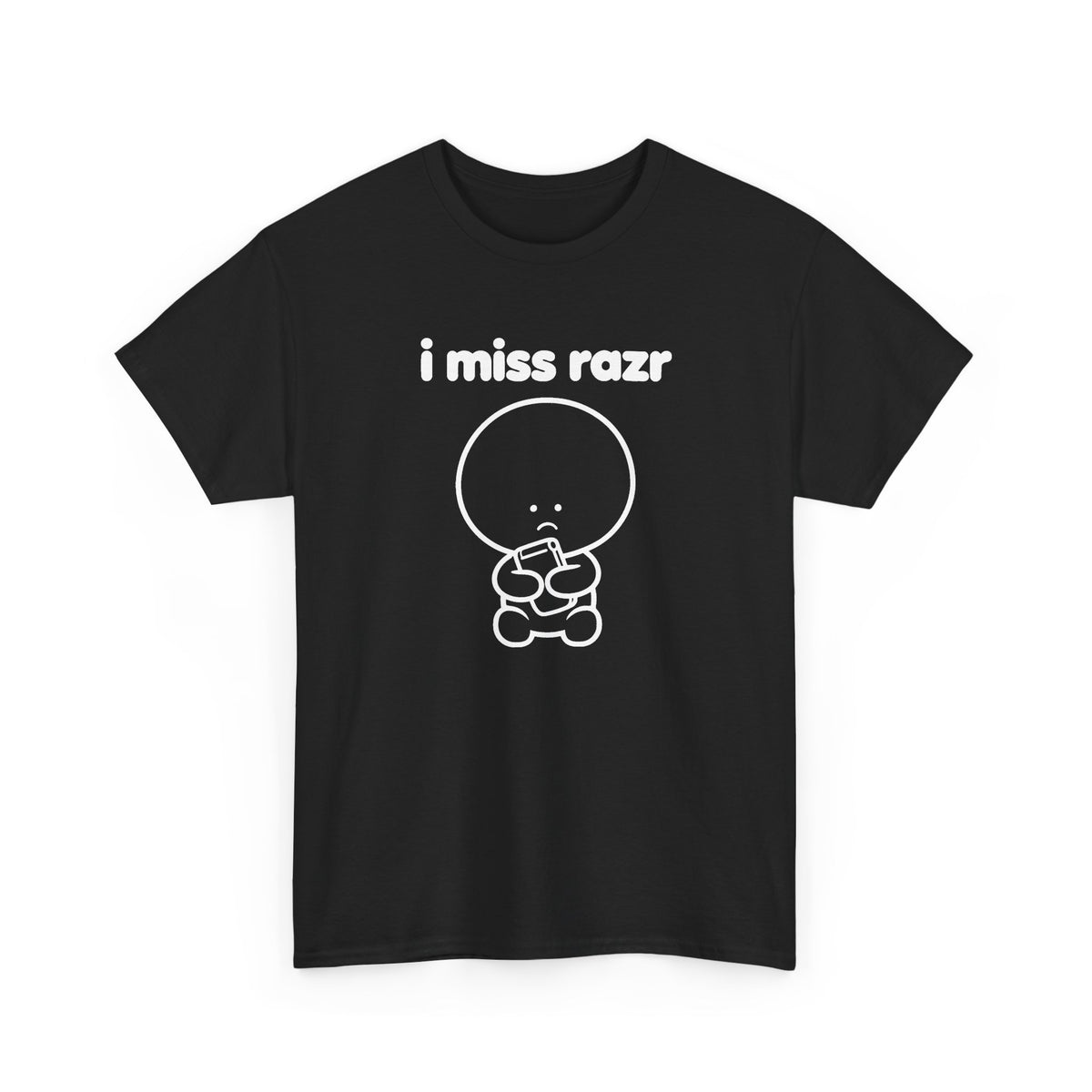 i miss razr tee - Black