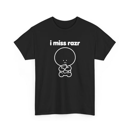 i miss razr tee - Black