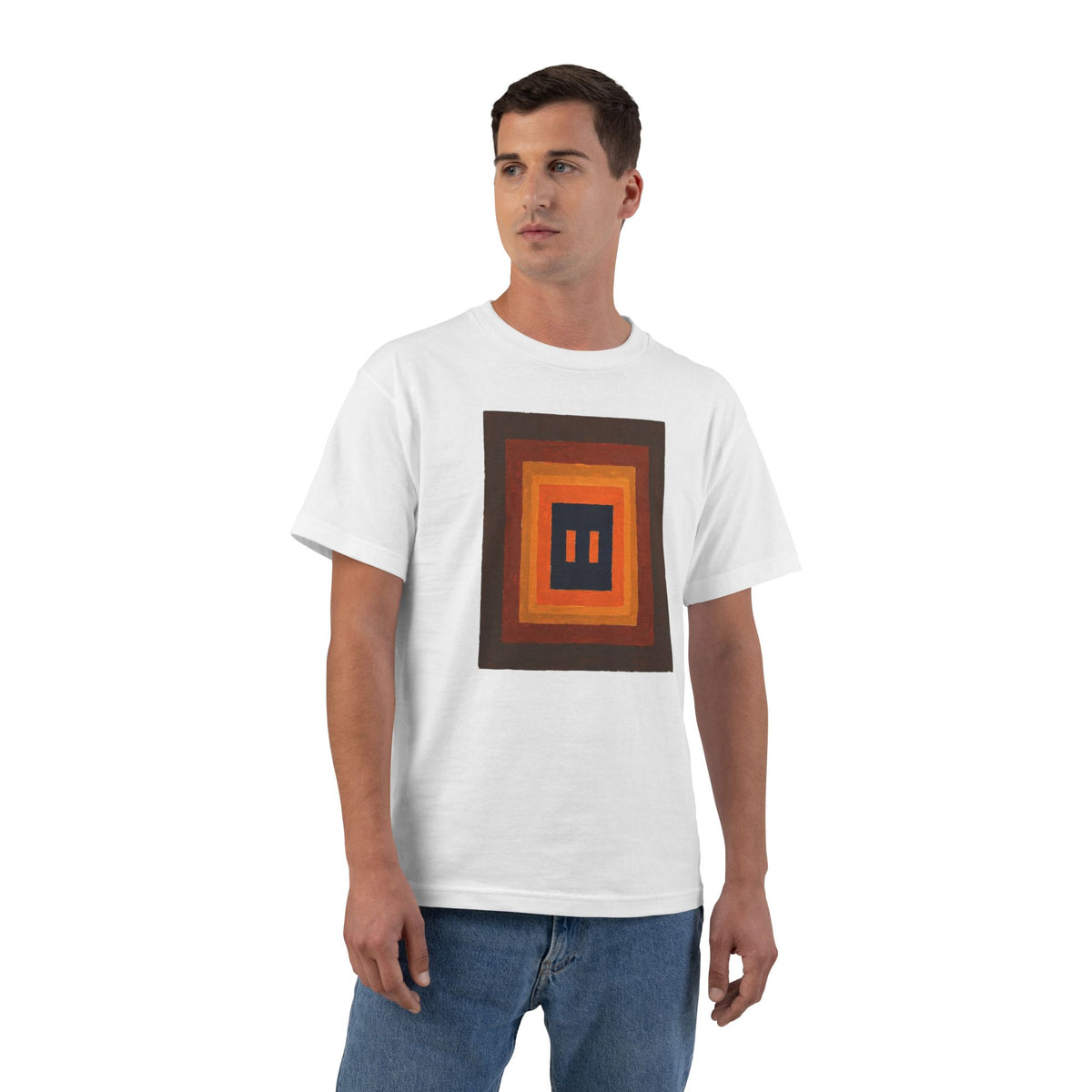 plate 006 beefy tee - White by onlycolor