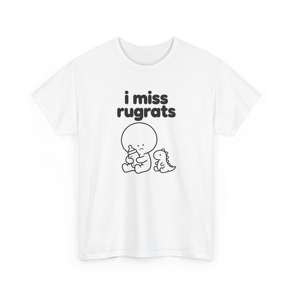 i miss rugrats tee - White by lonelyboi