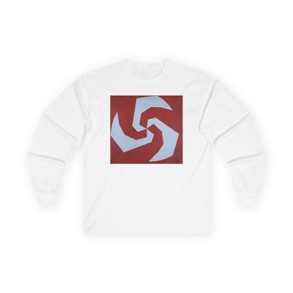 plate 361 long sleeve tee - White