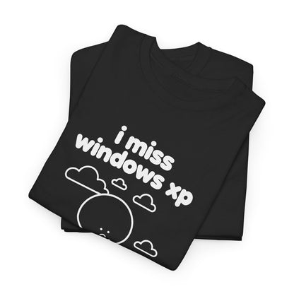 i miss windows xp tee - Black