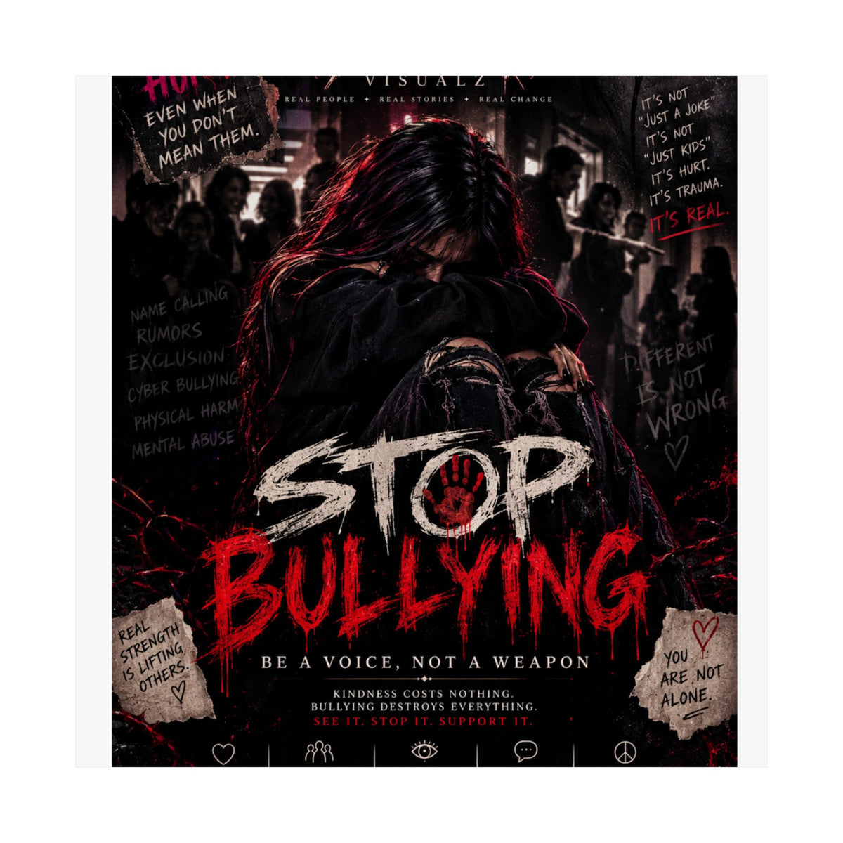 Lilith Visualz Anti Bullying Poster