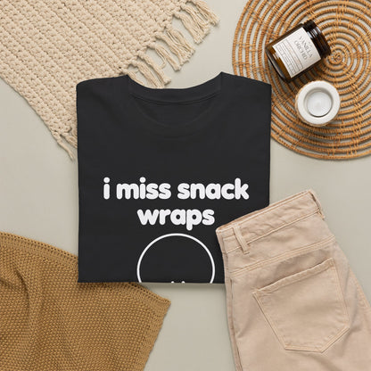 i miss snack wraps tee - Black