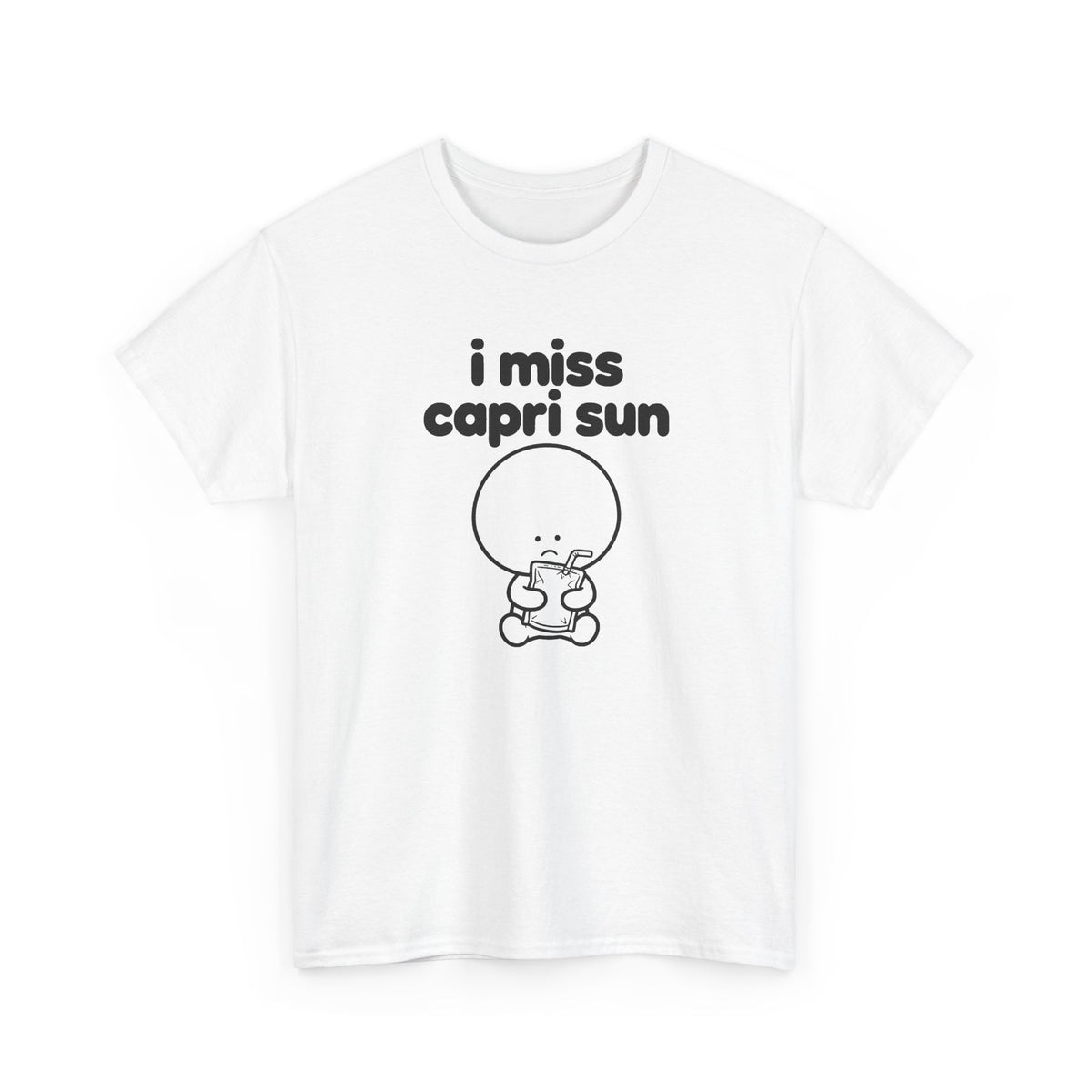 i miss capri sun tee - White by lonelyboi