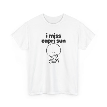 i miss capri sun tee - White