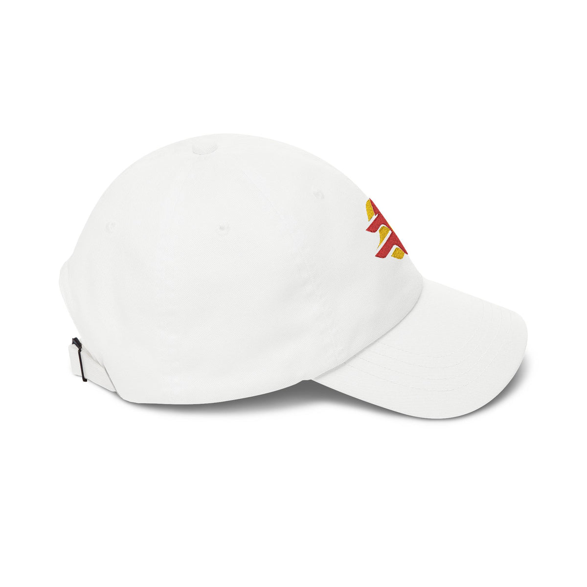 Calgary Hockey Dad Cap — Embroidered, Red & Gold