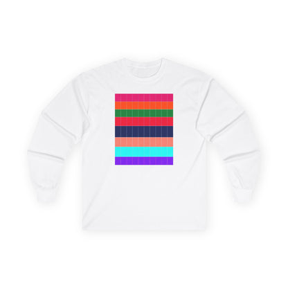 plate 276 long sleeve tee - White
