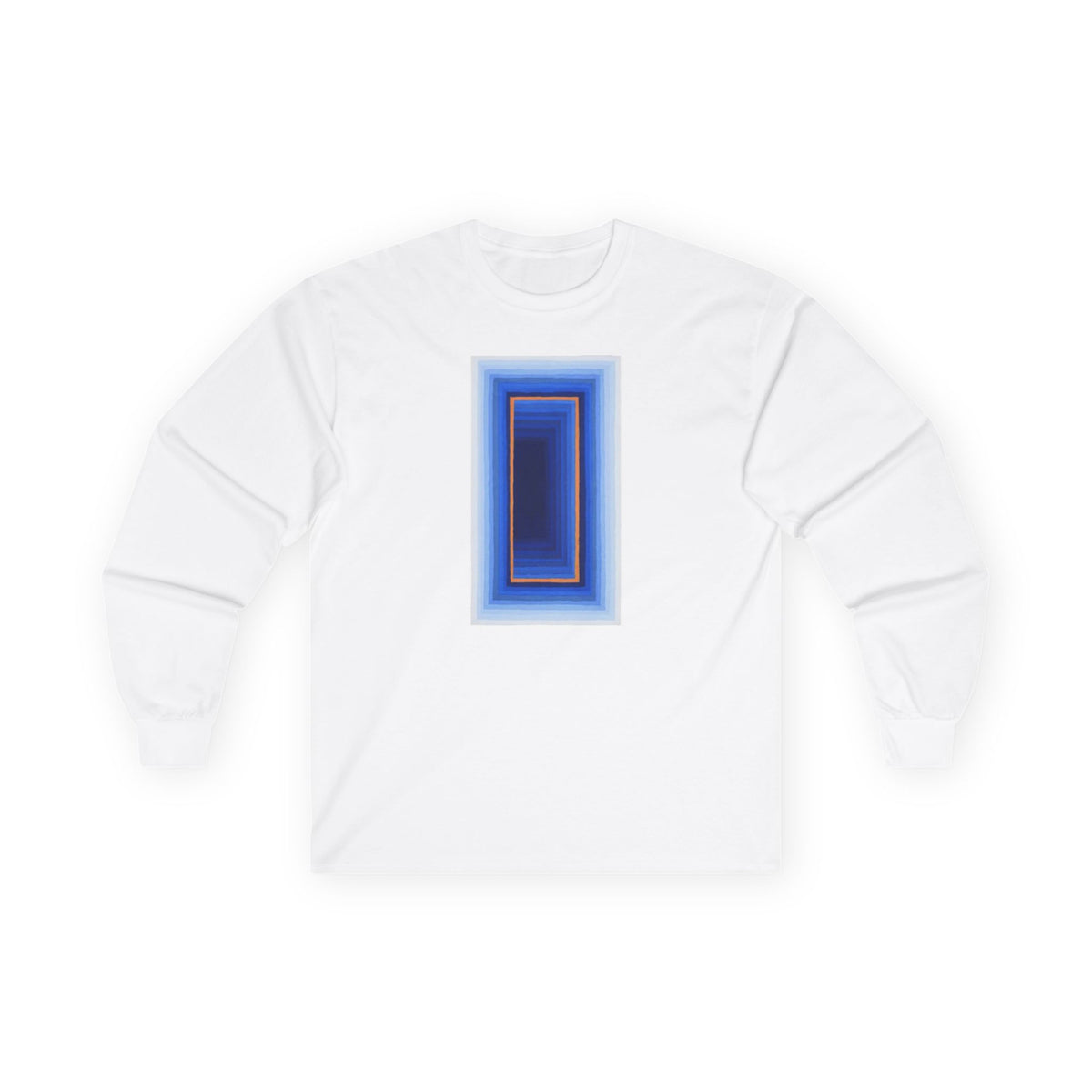 plate 142 long sleeve tee - White