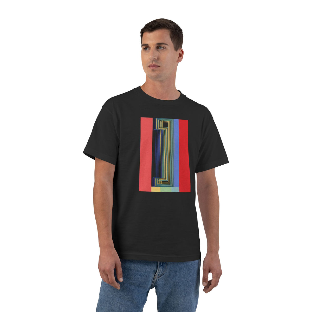 plate 352 beefy tee - Black by onlycolor