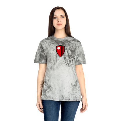 Bournemouth Soccer Tie-Dye Tee — Smoke, Red, Black & White