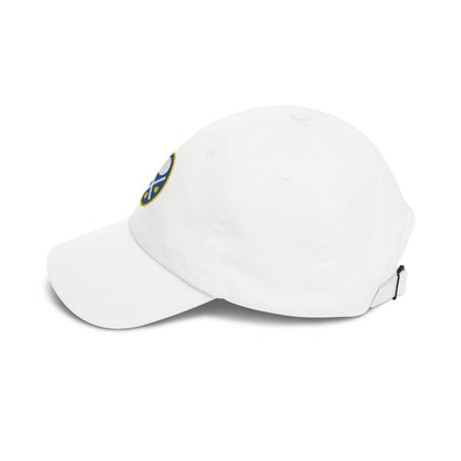 Buffalo Hockey Dad Cap — Embroidered, Royal, White & Gold