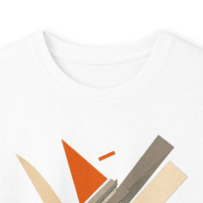 plate 076 long sleeve tee - White