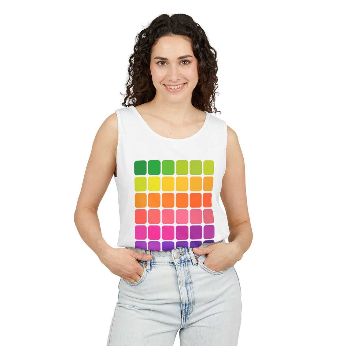 plate 145 tank - White