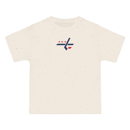 Washington Hockey Heavyweight Tee — Natural, Navy & Red