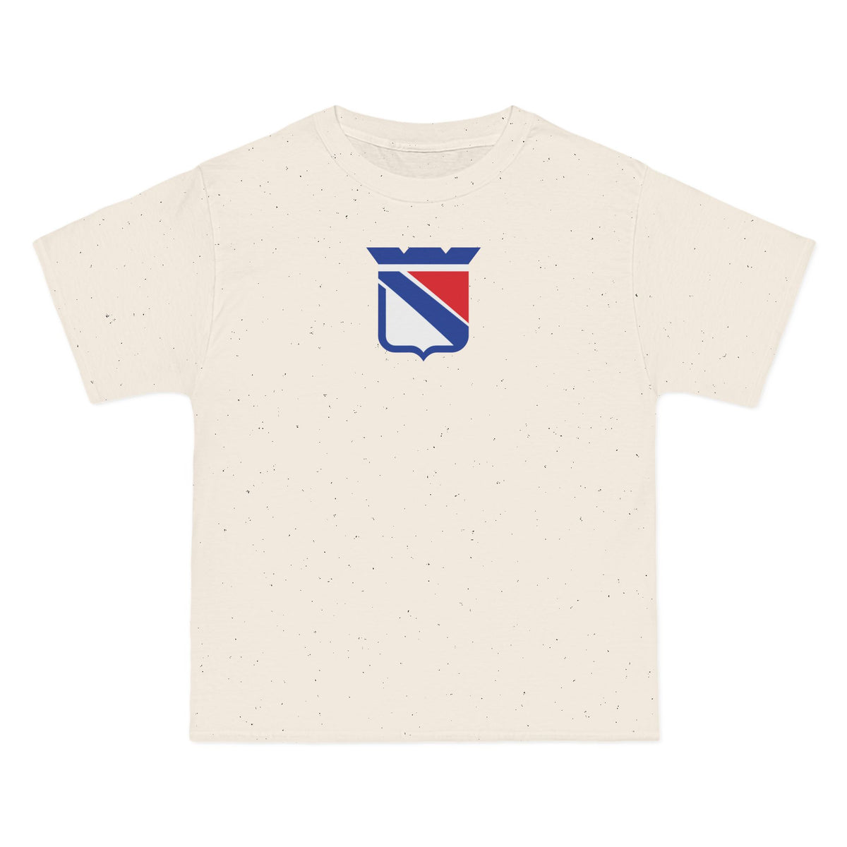 New York Hockey Heavyweight Tee — Natural, Royal, White & Red
