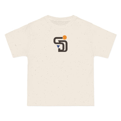 San Diego Baseball Heavyweight Tee — Natural, Black, Gold & Royal