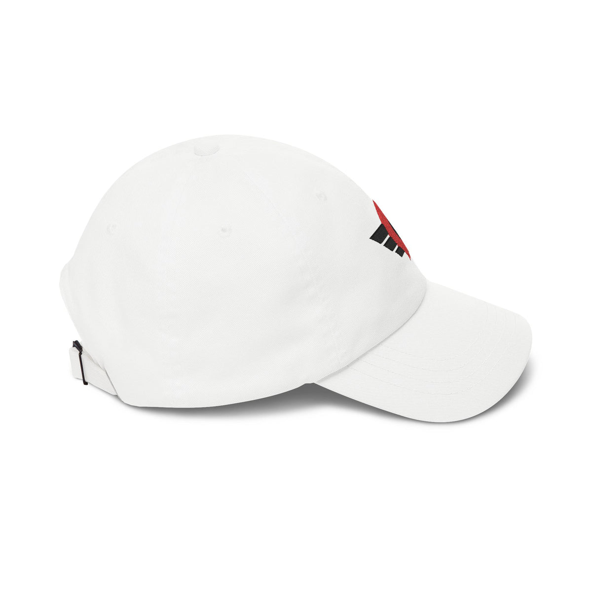 Ottawa Hockey Dad Cap — Embroidered, Black, Red & Old Gold