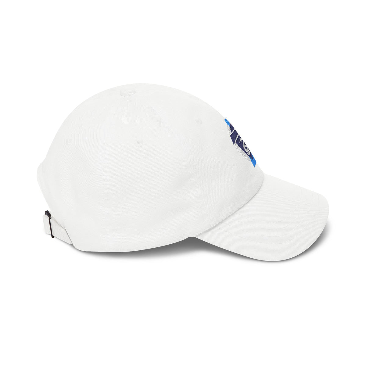 Philadelphia Soccer Dad Cap — Embroidered, Navy, White & Aqua