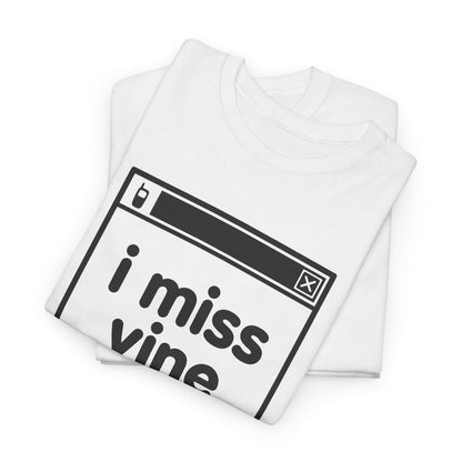 i miss vine error tee - White