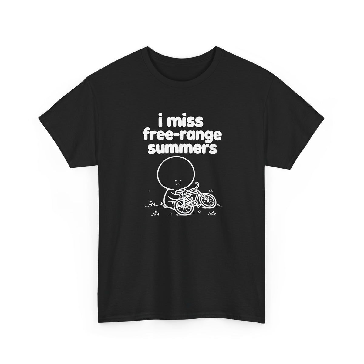 i miss free-range summers tee - Black by lonelyboi