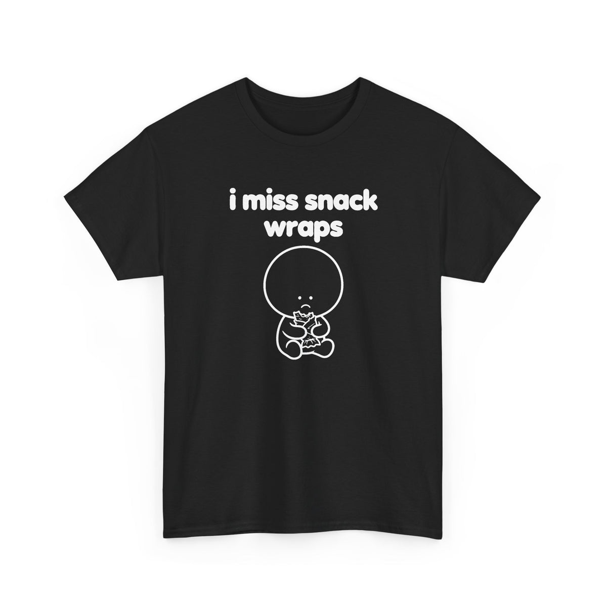 i miss snack wraps tee - Black